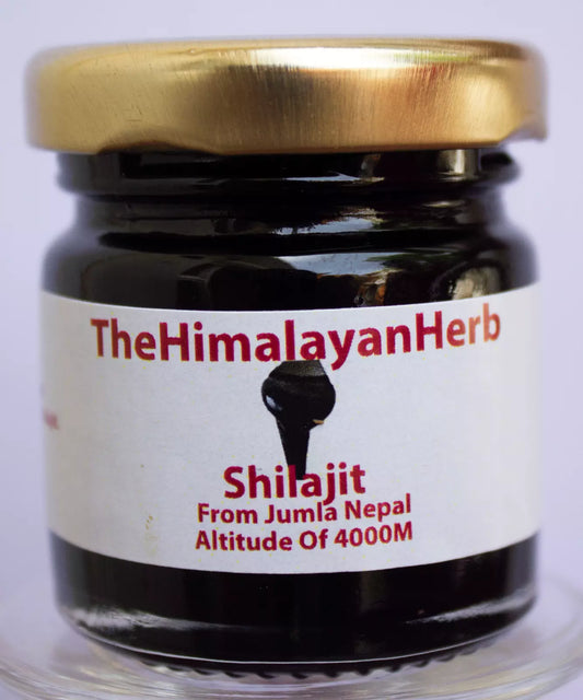 Himalayan Pure Shilajit From High Himalaya Nepal 30g In Glass Jar